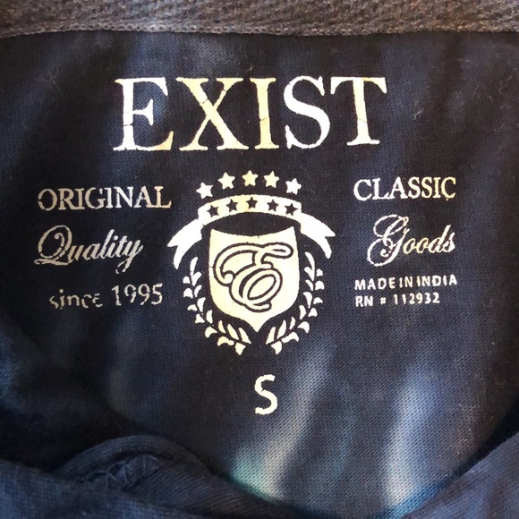 EXIST Tie Dye Sz S Long Sleeve Hoodie Top - Picture 3 of 4